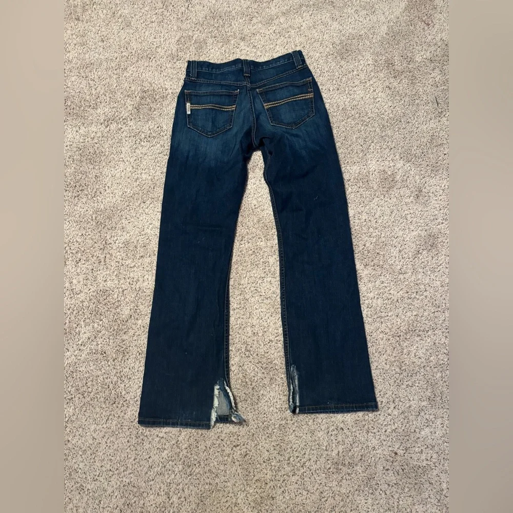 Western worn Cinch Indigo Denim Jeans - Picture 3 of 8